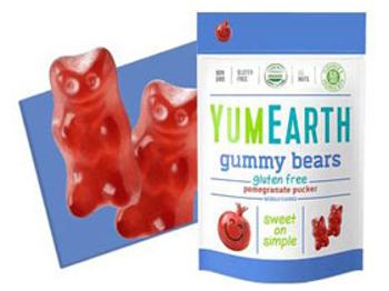 YumEarth BIO gumové medvedíky, 1 x 50 g