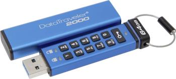 Kingston DataTraveler® 2000 USB flash disk 64 GB modrá DT2000/64GB USB 3.2 Gen 2 (USB 3.1)