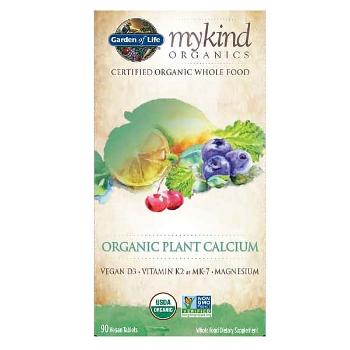 Mykind Organic Plant Calcium - rostlinný vápník 90 tablet