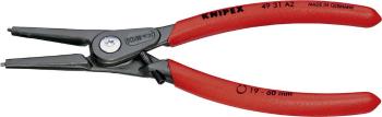 Knipex 49 31 A2 kliešte na poistné krúžky Vhodné pre vonkajšie krúžky  19-60 mm Tvar hrotu rovný