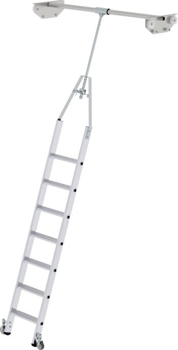 MUNK Günzburger Steigtechnik 44507 Stupienkový regálový rebrík otočný pre dvojitú policu 7 stupňov 1 ks