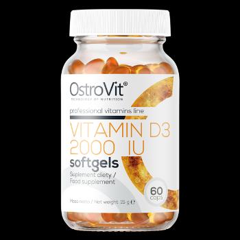 OstroVit Vitamin D3 2000 IU softgels 60 kapsúl