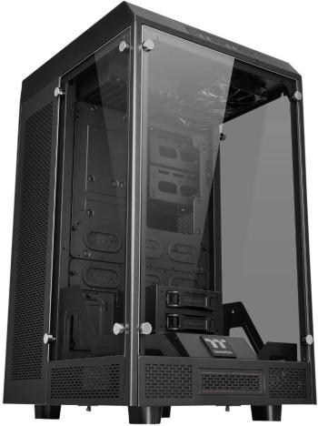Thermaltake The Tower 900 full Tower PC skrinka čierna 2 predinštalované LED ventilátory, kompatibilný s LCS, bočné okno