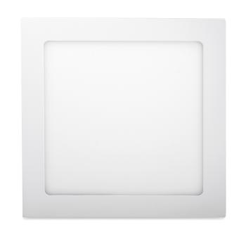 LED Solution Biely vstavaný LED panel hranatý 225 x 225mm 18W Farba svetla: Studená biela 10261