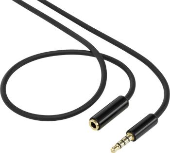 SpeaKa Professional SP-7870552 jack audio predlžovací kábel [1x jack zástrčka 3,5 mm - 1x jack zásuvka 3,5 mm] 1.00 m či