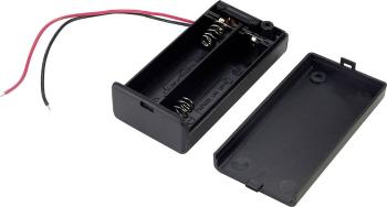 TRU COMPONENTS SBH-321-3AS batériový box 2x mignon (AA) kábel