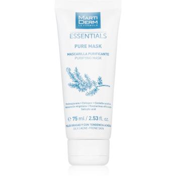 MartiDerm Essentials čistiaca maska pre redukciu kožného mazu a minimalizáciu pórov 75 ml