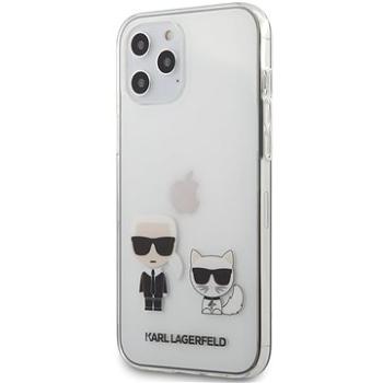 Karl Lagerfeld PC/TPU Karl&Choupette pre Apple iPhone 12 Pro Max Transparent (3700740483091)