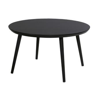 Čierny záhradný stôl Hartman Sophie, ø 128 cm