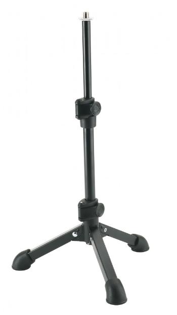 K&M 23150 Tabletop microphone stand black 3/8"