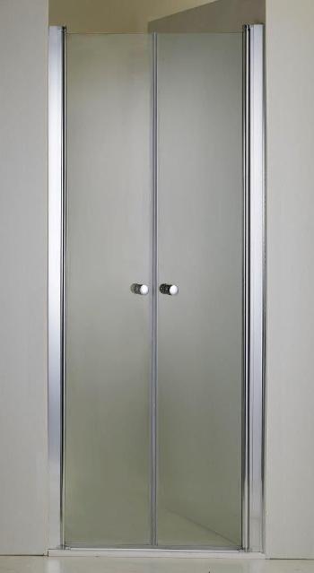 HOPA - Sprchové dvere VITORIA NEW - FARBA rámu - Hliník leštený, Rozmer A - 90 cm, Smer zatvárania - Univerzálny Ľavé / Pravé, Výplň - Číre bezpečnostné sklo - 6 mm OLBENW102690CC