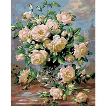 Maľovanie podľa čísel – Biele ruže (HRAmal00497nad)