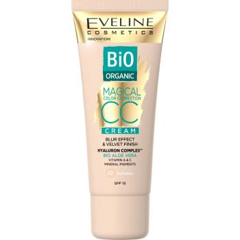 Eveline Cosmetics Magical Colour zmatňujúci CC krém pre pleť s nedokonalosťami SPF 15 odtieň 02 Natural 30 ml