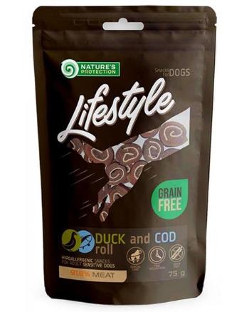 Natures P Lifestyle dog duck & cod rolls 12x75 g