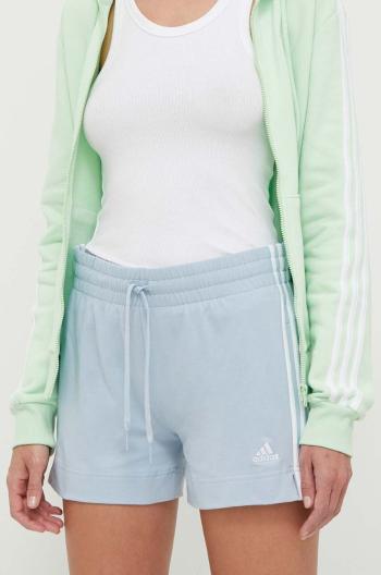 Šortky adidas dámske, s nášivkou, vysoký pás,  IR7460