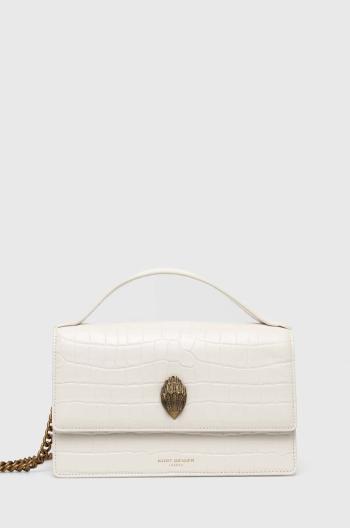 Kožená kabelka Kurt Geiger London BOND TOP HANDLE BAG béžová farba, 2735510149