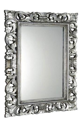 SAPHO - SCULE zrkadlo v ráme, 70x100cm, strieborná Antique IN156
