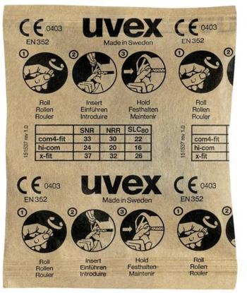 Uvex 2112087 uvex x-fit štuple do uší 37 dB pre jedno použitie 100 pár