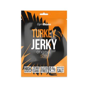 Sušené mäso Turkey Jerky - GymBeam, 50g