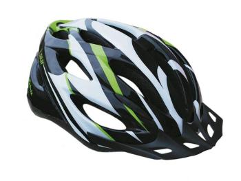 Cyklo helma SULOV® SPIRIT, černo-zelená Helma velikost: M
