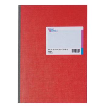 König & Ebhardt Kladde 8614271 poznámková kniha štvorčekový červená Počet listov: 48 A4