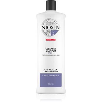 Nioxin System 5 Color Safe Cleanser Shampoo čistiaci šampón pre farbené rednúce vlasy 1000 ml