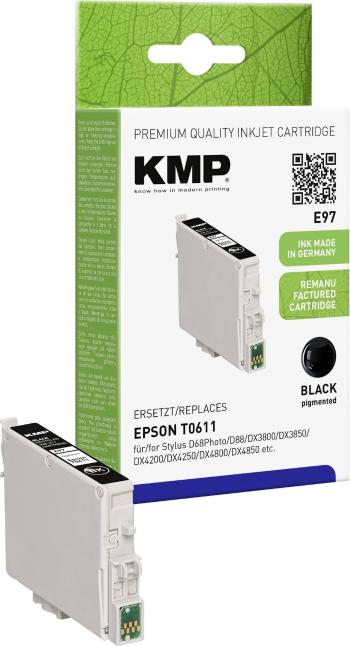 KMP Ink náhradný Epson T0611 kompatibilná  čierna E97 1603,0001
