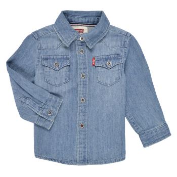 Levis  LVB BARSTOW WESTERN SHIRT  Košele s dlhým rukávom Modrá