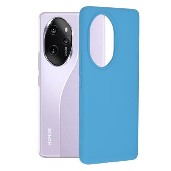 Techsuit Honor 100 Pro Silikónové puzdro Soft Case  KP29949 modrá