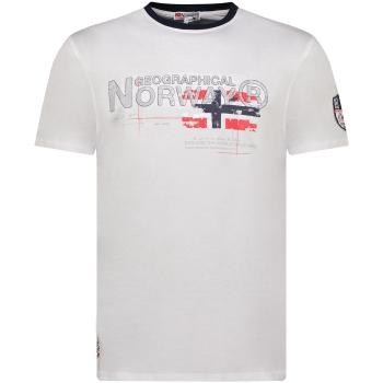 Geographical Norway  SY1450HGN-White  Tričká s krátkym rukávom Biela