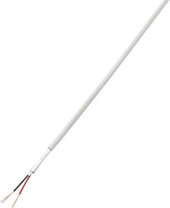 TRU COMPONENTS 1567173 alarmový kábel LiYY 2 x 0.14 mm² biela 50 m