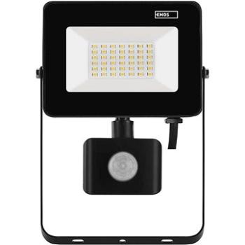 EMOS LED reflektor SIMPO s pohybovým senzorom, 30 W, čierny, neutrálna biela (1531233200)