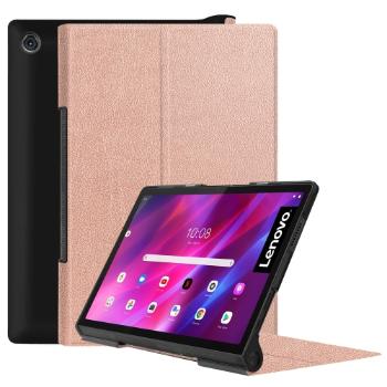 LEATHER Zaklápací obal Lenovo Yoga Tab 11 ružovozlatý