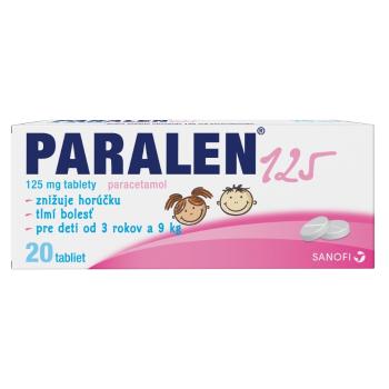 PARALEN pre deti 125 mg 20 tabliet