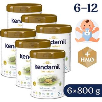 Kendamil BIO Nature 2 HMO+ (6× 800 g) (5056000505408) + ZDARMA Mliečna kaša Kendamil