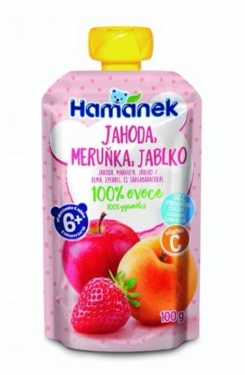 HAMÁNEK Jahoda, marhuľa, jablko 100 g