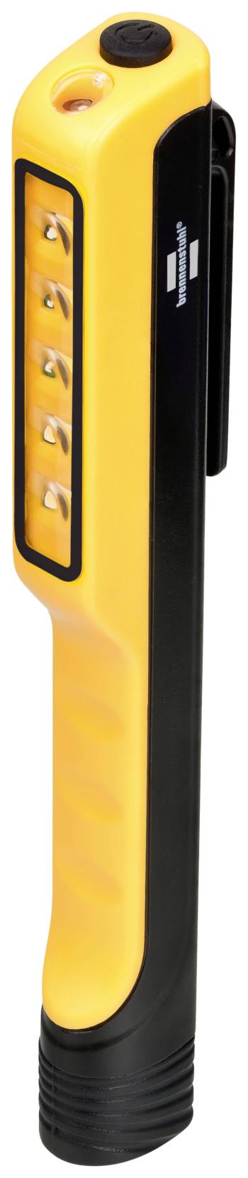 Brennenstuhl 1175990010 HL100 mini svietidlo, penlight na batérie LED  170 mm žltá, čierna