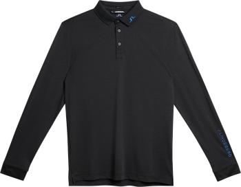 J.Lindeberg Tour Tech Mens Long Sleeve Black XL Polo košeľa