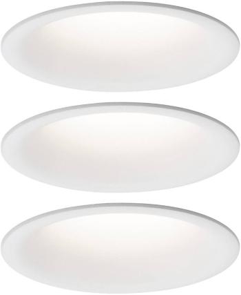 Paulmann 93415 Cymbal LED vstavané kúpeľňové svetlo sada 3 ks 18.9 W teplá biela  biela (matná)