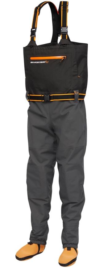 Savage gear brodiace nohavice sg8 chest zip wader -  xl 45-47