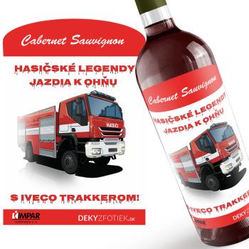 Víno Hasičské legendy – IVECO Trakker (Druh Vína: Červené víno)