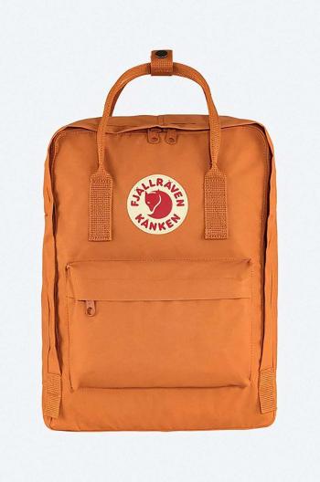 Ruksak Fjallraven Kanken F23510.206-206, oranžová farba, veľký, s nášivkou