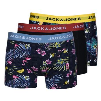 Jack & Jones  Boxerky JACFLOWER BIRD TRUNKS X3  Viacfarebná