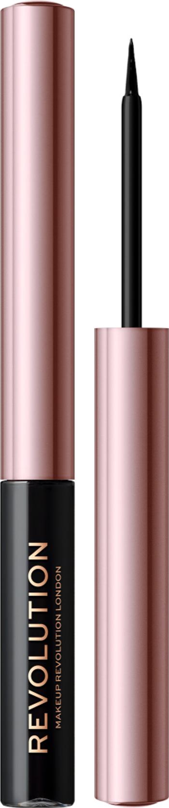 Revolution Očná linka Super Flick (Liquid Eyeliner) 2,4 ml Black