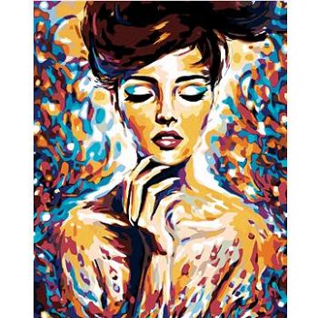 Maľovanie podľa čísel – Žena vo farbách (HRAmal00519nad)