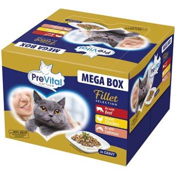 PreVital filetky mäso, ryba v omáčke 24× 85 g (5999566111471)