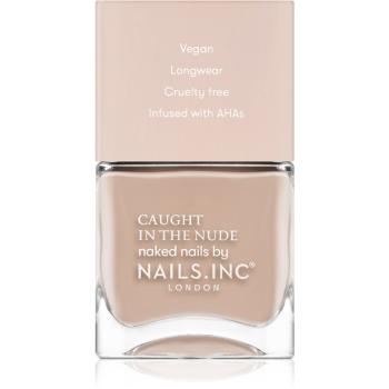 Nails Inc. Caught in the nude lak na nechty odtieň South Beach 14 ml