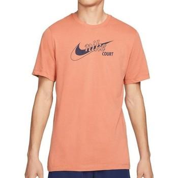 Nike  Tielka a tričká bez rukávov Court Swoosh Tennis  Oranžová