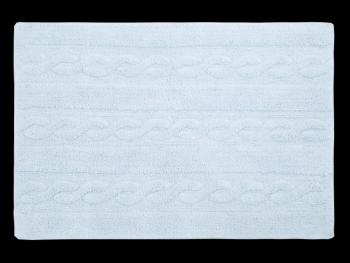 Ourbaby Braids rug - soft blue 32021-0 obdĺžnik 80 x 120 cm modrá