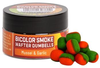 Benzar mix bicolor smoke wafters dumbells 10x8 mm 30 ml - mušľa-cesnak